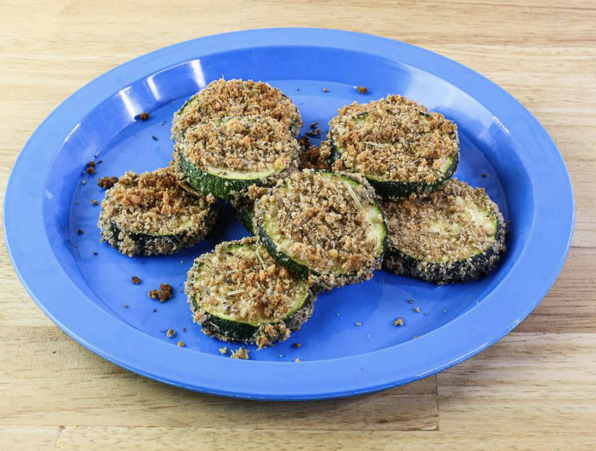 Parmesan Zucchini Chips from the Child Nutrition Recipe Box